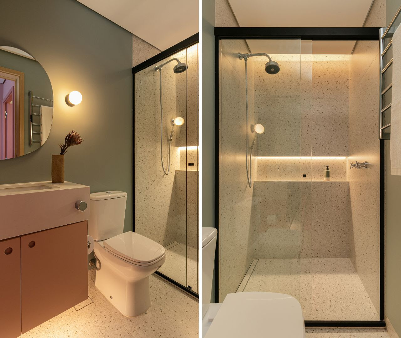 Duda Senna integra sala, cozinha e área gourmet em apartamento de 97 m² em Pinheiros e faz da marcenaria multifuncional o centro do projeto.