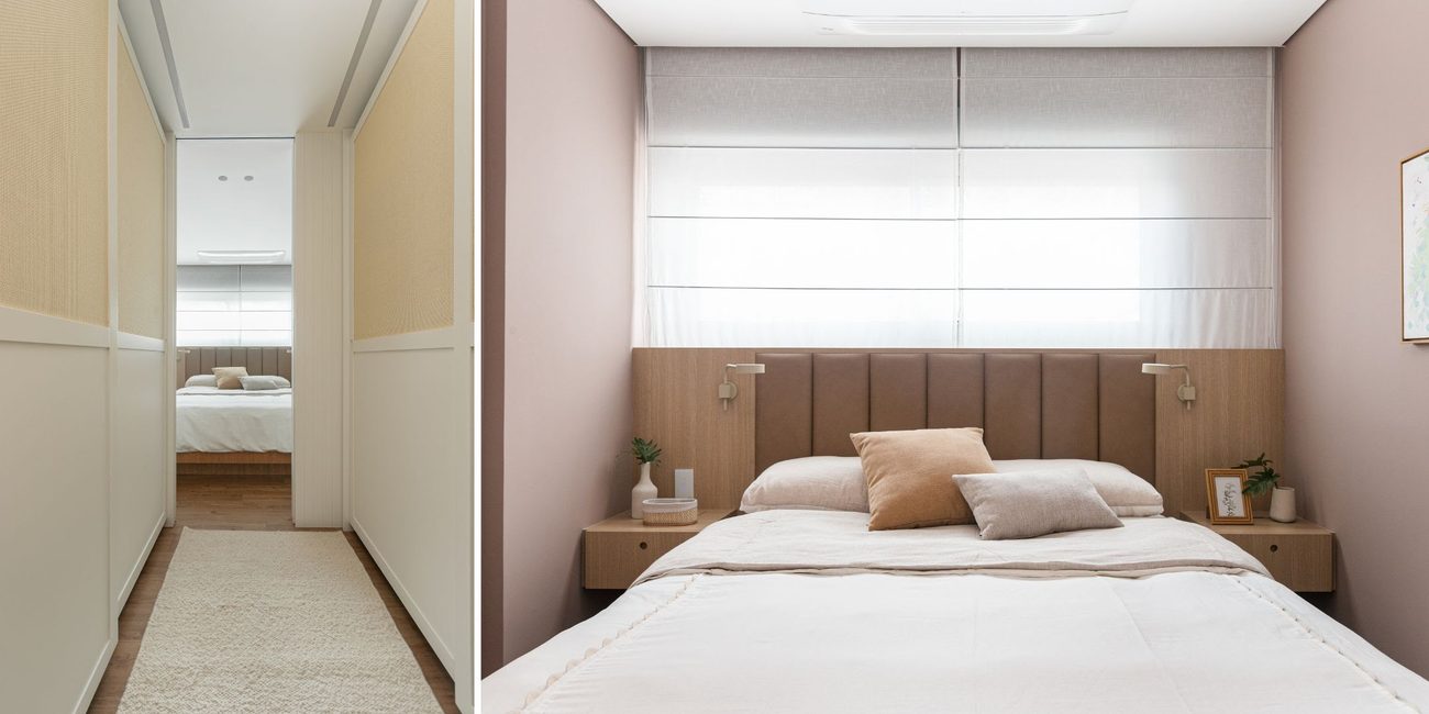 Duda Senna integra sala, cozinha e área gourmet em apartamento de 97 m² em Pinheiros e faz da marcenaria multifuncional o centro do projeto.