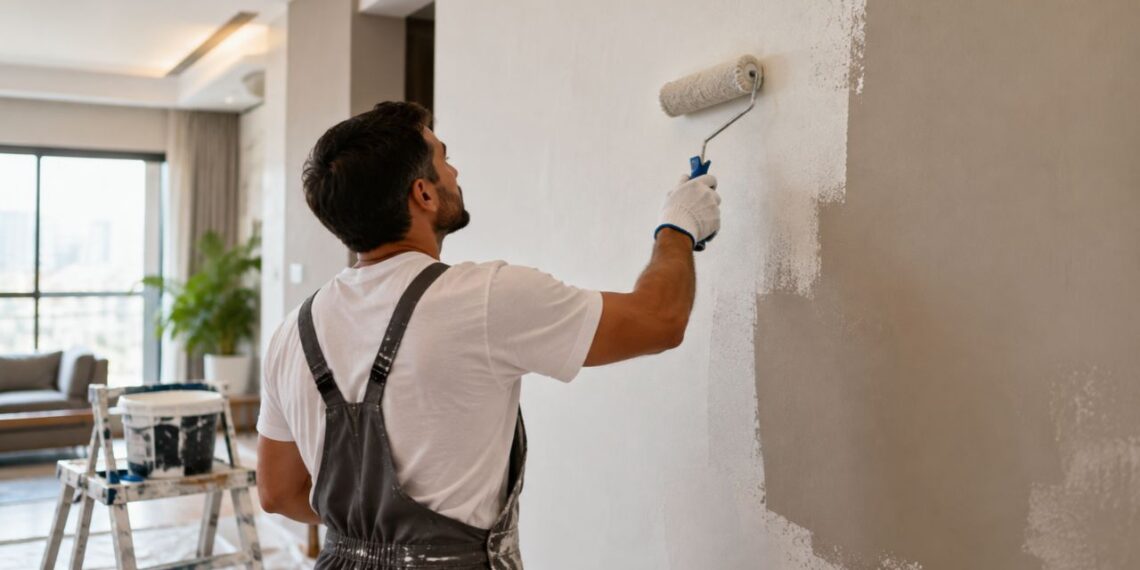 Pintura malfeita estraga até parede nova; curso técnico em Curitiba ensina o acabamento que falta na maioria das casas