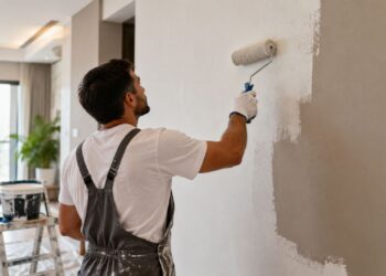 Pintura malfeita estraga até parede nova; curso técnico em Curitiba ensina o acabamento que falta na maioria das casas
