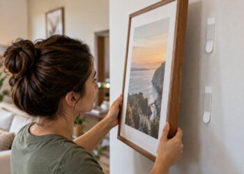 Existe mesmo um jeito de fixar quadro pesado sem furar a parede? Veja o truque usado em apartamento alugado