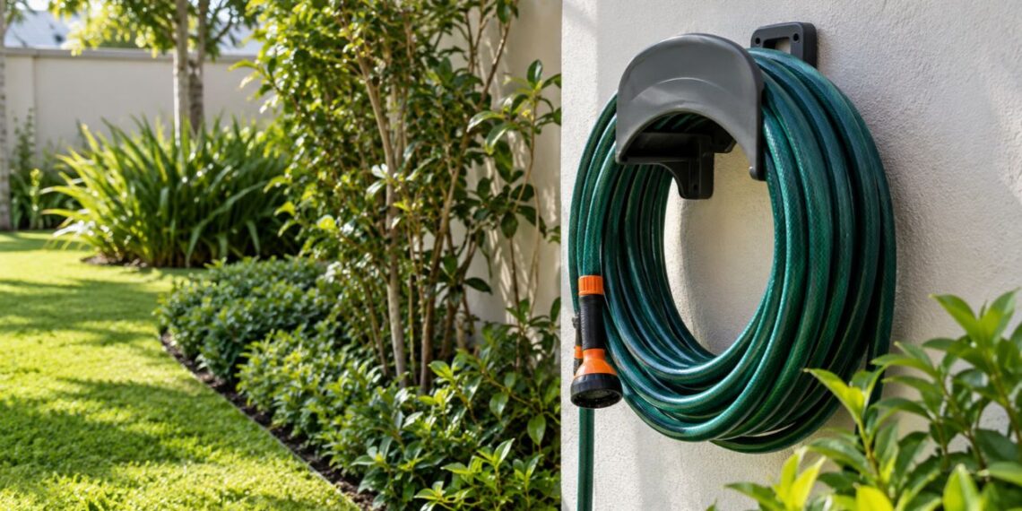 suporte de mangueira para jardim