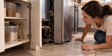 Baratas na cozinha voltam toda noite e moradora descobre o detalhe no armário que atraía as pragas